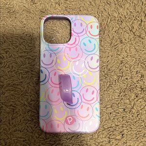Loopy Case Pastel Smiley Face Phone Case with Grip